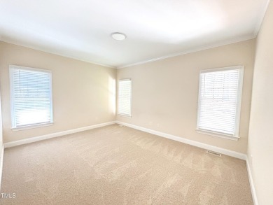 Golf course setting! This beautiful turnkey, low maintenance on Heritage Golf Club in North Carolina - for sale on GolfHomes.com, golf home, golf lot