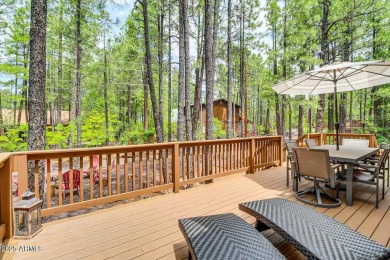 Fully Furnished! Private cabin in the pines, a true sanctuary! on Pinetop Lakes Country Club in Arizona - for sale on GolfHomes.com, golf home, golf lot