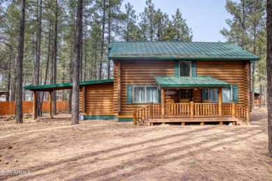 Fully Furnished! Private cabin in the pines, a true sanctuary! on Pinetop Lakes Country Club in Arizona - for sale on GolfHomes.com, golf home, golf lot