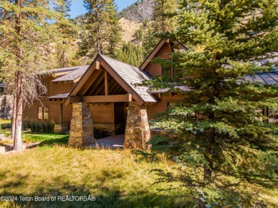 Welcome to a stunning residence nestled within the prestigious on Snake River Sporting Club in Wyoming - for sale on GolfHomes.com, golf home, golf lot