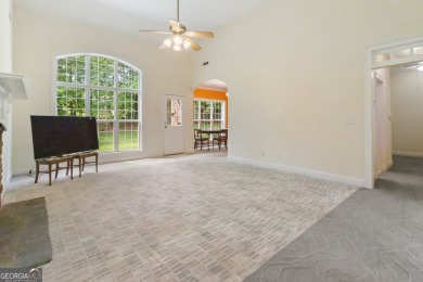 Gorgeous, all-brick, ranch home with side entry garage just on Canongate At Georgia National Golf Club in Georgia - for sale on GolfHomes.com, golf home, golf lot