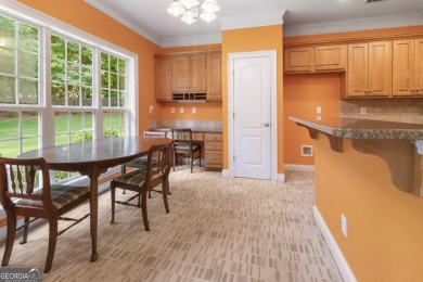 Gorgeous, all-brick, ranch home with side entry garage just on Canongate At Georgia National Golf Club in Georgia - for sale on GolfHomes.com, golf home, golf lot