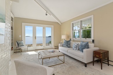 Exclusive Waterfront Retreat in Gated Island Community - Just on Shorehaven Golf Club in Connecticut - for sale on GolfHomes.com, golf home, golf lot