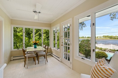 Exclusive Waterfront Retreat in Gated Island Community - Just on Shorehaven Golf Club in Connecticut - for sale on GolfHomes.com, golf home, golf lot