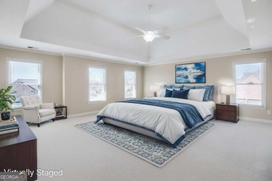 STUNNING 5-Bedroom Executive Home in the Prestigious Woodmont on Woodmont Golf and Country Club in Georgia - for sale on GolfHomes.com, golf home, golf lot