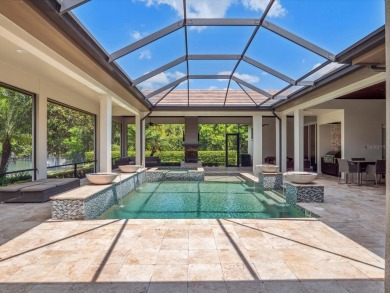 Custom built in 2015 by Maroon Fine Homes, this beautiful on Lake Nona Golf Club, Inc. in Florida - for sale on GolfHomes.com, golf home, golf lot