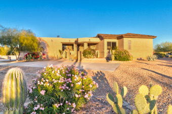 This custom built 3 bedroom 2.5 bathroom home was crafted with on Queen Valley Golf Course in Arizona - for sale on GolfHomes.com, golf home, golf lot