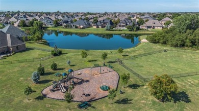 Breathtaking luxury residence nestled in one of Edmond's premier on Rose Creek Golf Club in Oklahoma - for sale on GolfHomes.com, golf home, golf lot