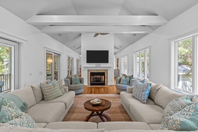 Tucked within the maritime forest and overlooking the 15th on Bald Head Island Golf Club in North Carolina - for sale on GolfHomes.com, golf home, golf lot