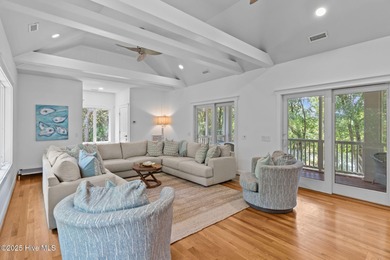 Tucked within the maritime forest and overlooking the 15th on Bald Head Island Golf Club in North Carolina - for sale on GolfHomes.com, golf home, golf lot