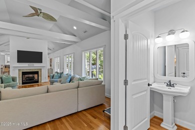 Tucked within the maritime forest and overlooking the 15th on Bald Head Island Golf Club in North Carolina - for sale on GolfHomes.com, golf home, golf lot