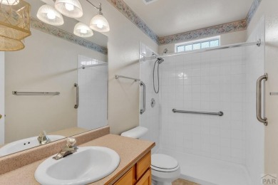 This 3-bedroom, 3-bathroom stucco home in Pueblo West offers on Desert Hawk At Pueblo West in Colorado - for sale on GolfHomes.com, golf home, golf lot