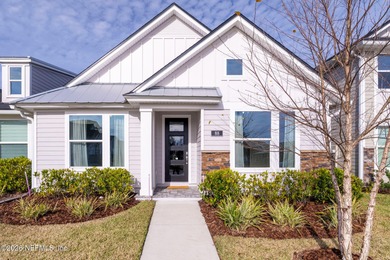 Like new, crisp, modern Villa with designer finishes throughout on Palm Valley Golf Club in Florida - for sale on GolfHomes.com, golf home, golf lot
