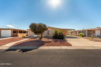 Step into your ideal 55+ lifestyle w/ this 2-bed/2-bath home in on Sun Lakes Country Club in Arizona - for sale on GolfHomes.com, golf home, golf lot