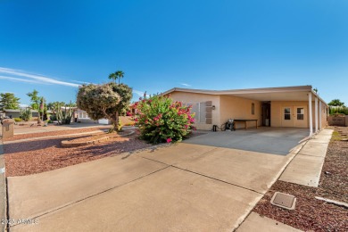 Step into your ideal 55+ lifestyle w/ this 2-bed/2-bath home in on Sun Lakes Country Club in Arizona - for sale on GolfHomes.com, golf home, golf lot