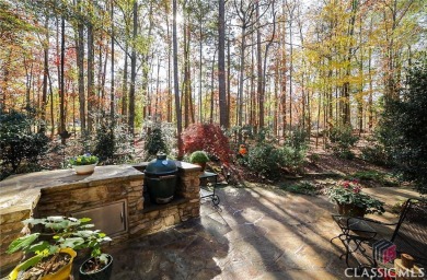 Presenting a stately traditional home where striking elements on Jennings Mill Country Club in Georgia - for sale on GolfHomes.com, golf home, golf lot