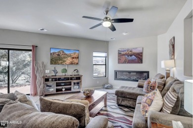 Stunning single-level 3 bed, 2.5 bath Sedona home with on Canyon Mesa Country Club in Arizona - for sale on GolfHomes.com, golf home, golf lot
