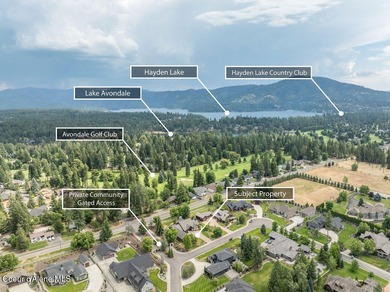 High-end gated location golf cart distance to Hayden Lake CC on Avondale Golf and Tennis Club in Idaho - for sale on GolfHomes.com, golf home, golf lot