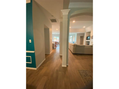 This single-story home, situated in a cul-de-sac, features three on The Golf Club at Fossil Creek in Texas - for sale on GolfHomes.com, golf home, golf lot