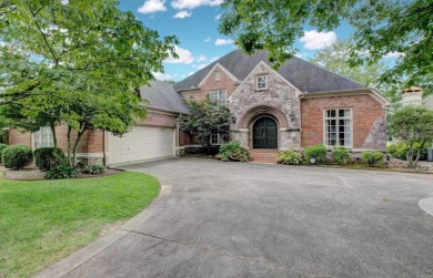 Classic and stately Chenal home with its brick and stone on Chenal Country Club - Bear Den Mountain in Arkansas - for sale on GolfHomes.com, golf home, golf lot