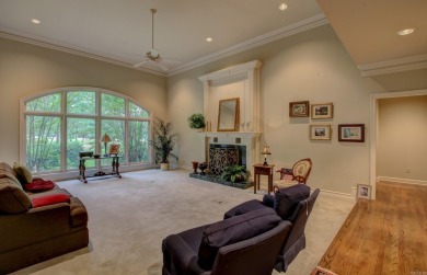 Classic and stately Chenal home with its brick and stone on Chenal Country Club - Bear Den Mountain in Arkansas - for sale on GolfHomes.com, golf home, golf lot