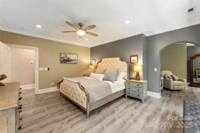 Stunning 5700 SF custom home on private wooded lot overlooking on Skybrook Golf Club in North Carolina - for sale on GolfHomes.com, golf home, golf lot