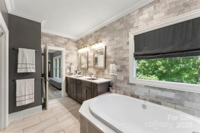 Stunning 5700 SF custom home on private wooded lot overlooking on Skybrook Golf Club in North Carolina - for sale on GolfHomes.com, golf home, golf lot