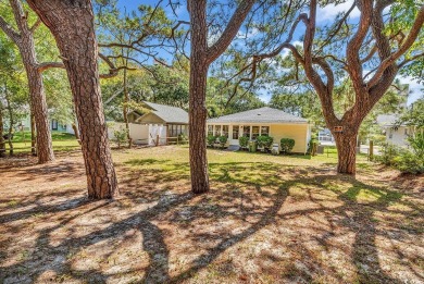 Adorable beach cottage situated just one short block (450 feet) on Beachwood Golf Club in South Carolina - for sale on GolfHomes.com, golf home, golf lot