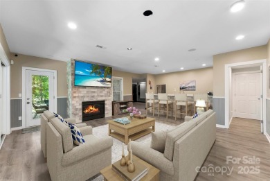 Stunning 5700 SF custom home on private wooded lot overlooking on Skybrook Golf Club in North Carolina - for sale on GolfHomes.com, golf home, golf lot