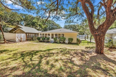 Adorable beach cottage situated just one short block (450 feet) on Beachwood Golf Club in South Carolina - for sale on GolfHomes.com, golf home, golf lot