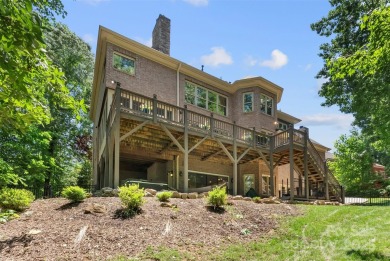 Stunning 5700 SF custom home on private wooded lot overlooking on Skybrook Golf Club in North Carolina - for sale on GolfHomes.com, golf home, golf lot