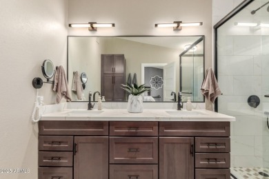 Welcome to this beautifully updated 3-bedroom, 2-bath home in on The Legend at Arrowhead in Arizona - for sale on GolfHomes.com, golf home, golf lot