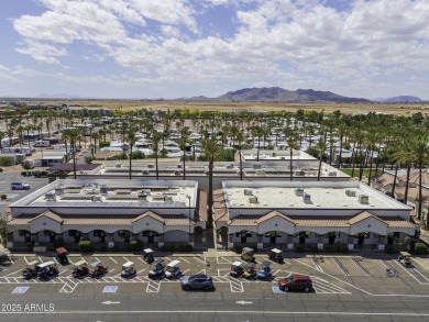Welcome to your own private retreat in this stunning 1 bedroom on Palm Creek Golf and RV Resort in Arizona - for sale on GolfHomes.com, golf home, golf lot