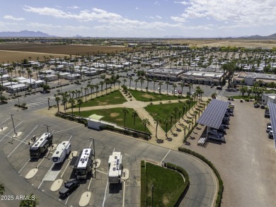 Welcome to your own private retreat in this stunning 1 bedroom on Palm Creek Golf and RV Resort in Arizona - for sale on GolfHomes.com, golf home, golf lot