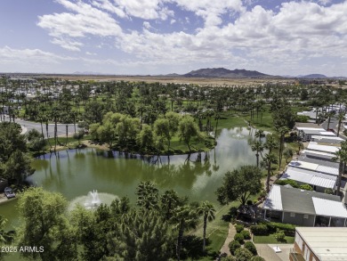 Welcome to your own private retreat in this stunning 1 bedroom on Palm Creek Golf and RV Resort in Arizona - for sale on GolfHomes.com, golf home, golf lot