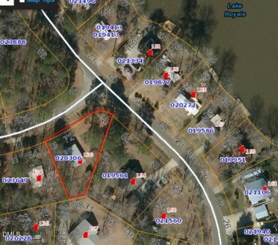 Experience lake life with water views of Lake Royale! Large on River Golf and Country Club at Lake Royale in North Carolina - for sale on GolfHomes.com, golf home, golf lot