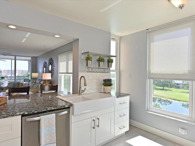 Enjoy spectacular sunrises AND sunsets from this luxury end unit on Pinebrook/Ironwood Golf Course in Florida - for sale on GolfHomes.com, golf home, golf lot