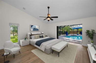 One or more photo(s) has been virtually staged. STUNNING POOL on Chi Chi Rodriguez Golf Club in Florida - for sale on GolfHomes.com, golf home, golf lot