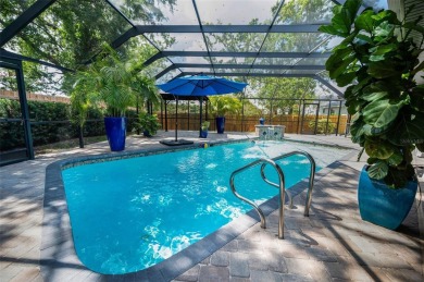 One or more photo(s) has been virtually staged. STUNNING POOL on Chi Chi Rodriguez Golf Club in Florida - for sale on GolfHomes.com, golf home, golf lot