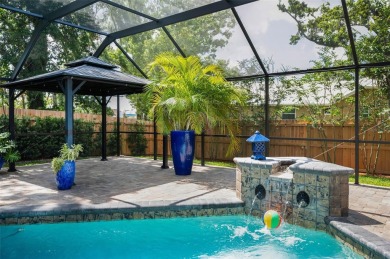 One or more photo(s) has been virtually staged. STUNNING POOL on Chi Chi Rodriguez Golf Club in Florida - for sale on GolfHomes.com, golf home, golf lot