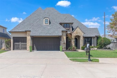 Luxury home, in Bixby schools, nestled in the coveted gated on Cedar Ridge Country Club in Oklahoma - for sale on GolfHomes.com, golf home, golf lot