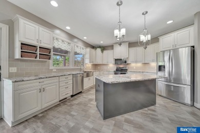 Nestled among the scenic Hi-Mark golf couse, this stunning on Pine Lake Golf and Tennis Club in Nebraska - for sale on GolfHomes.com, golf home, golf lot