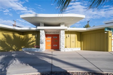 This exquisitely renovated home is the epitome of mid-century on Las Vegas National Golf Club in Nevada - for sale on GolfHomes.com, golf home, golf lot