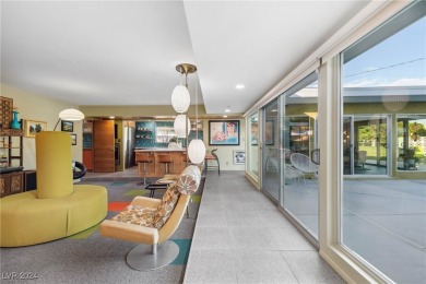 This exquisitely renovated home is the epitome of mid-century on Las Vegas National Golf Club in Nevada - for sale on GolfHomes.com, golf home, golf lot