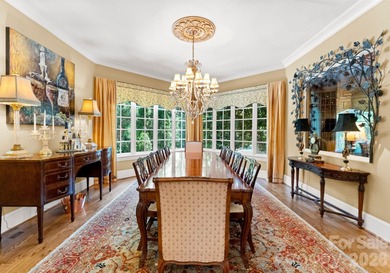 This custom estate embodies luxury, privacy, and timeless on The Palisades Country Club in North Carolina - for sale on GolfHomes.com, golf home, golf lot