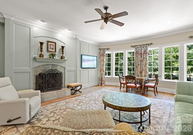 This custom estate embodies luxury, privacy, and timeless on The Palisades Country Club in North Carolina - for sale on GolfHomes.com, golf home, golf lot