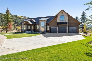 Discover elevated mountain living in this brand-new custom home on Teton Reserve in Idaho - for sale on GolfHomes.com, golf home, golf lot
