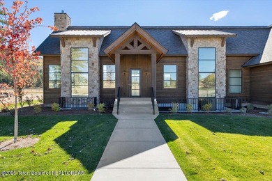 Discover elevated mountain living in this brand-new custom home on Teton Reserve in Idaho - for sale on GolfHomes.com, golf home, golf lot