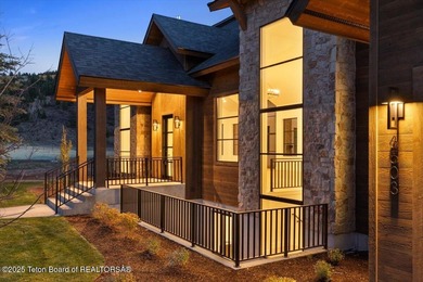 Discover elevated mountain living in this brand-new custom home on Teton Reserve in Idaho - for sale on GolfHomes.com, golf home, golf lot