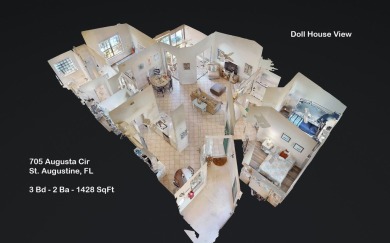 Updated & Move-in Ready! Discover The Perfect Blend Of Comfort on St. Augustine Shores Golf Club in Florida - for sale on GolfHomes.com, golf home, golf lot